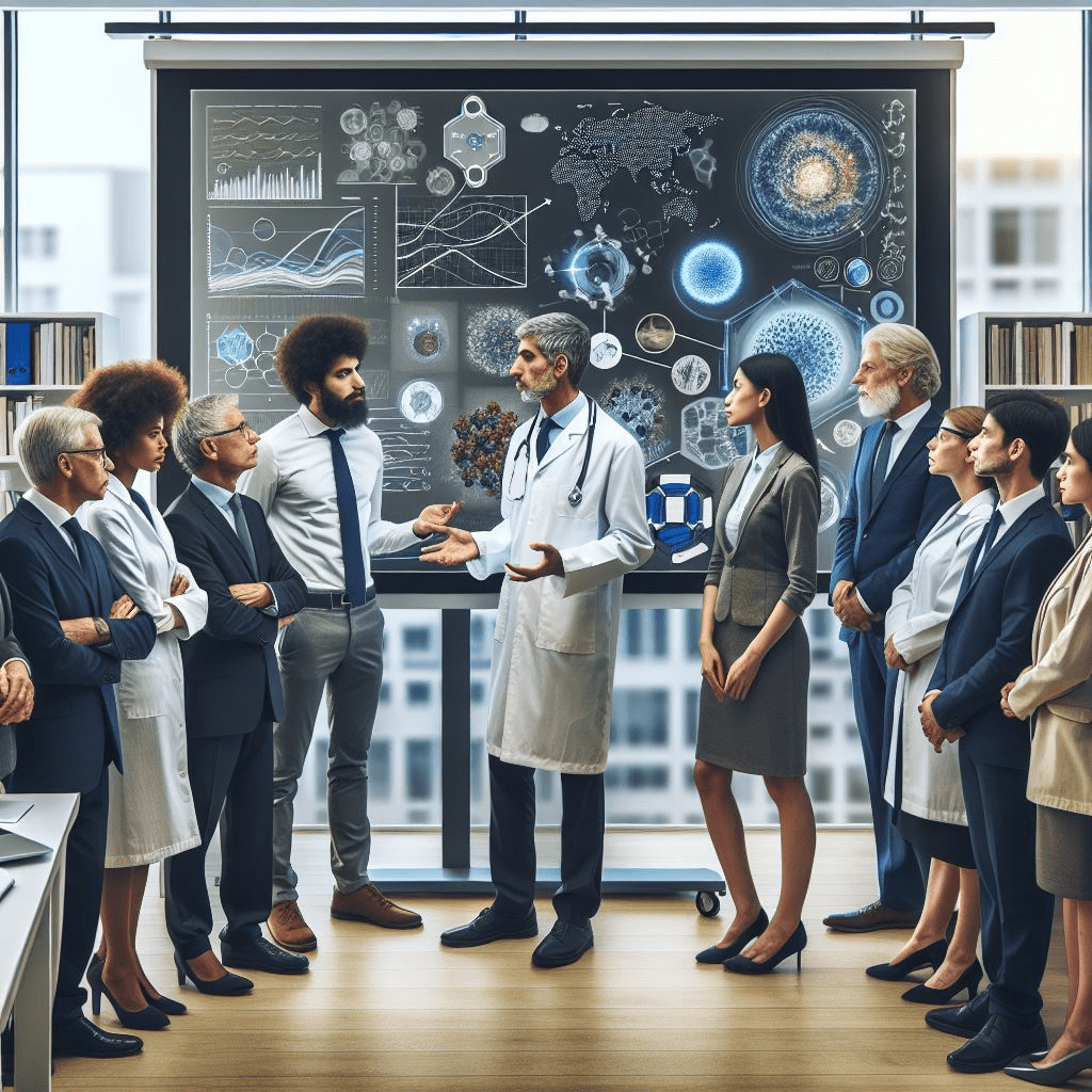 Researcher working in a laboratory